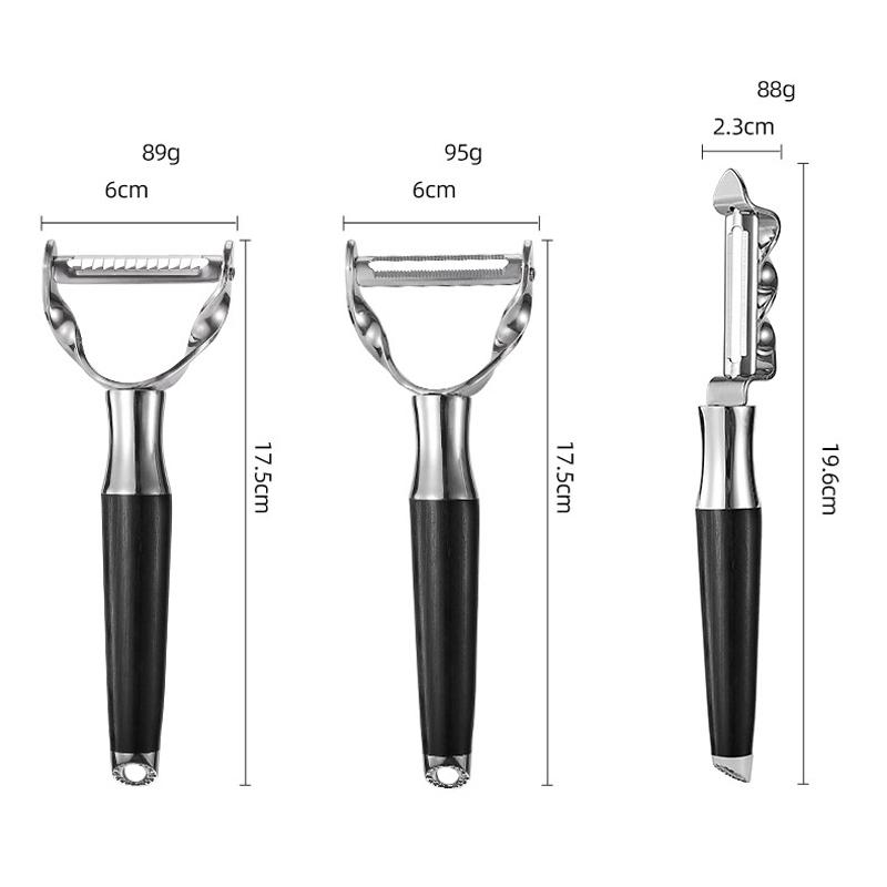 Stainless Steel Multifunctional Vegetable Peeler And Fruit Scraper 3