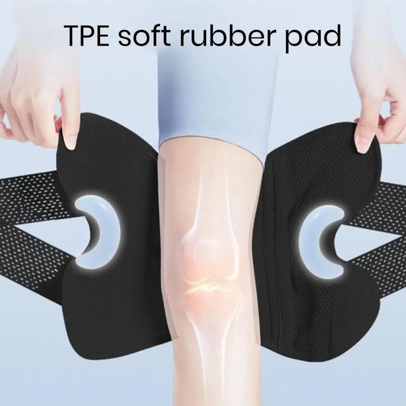 Breathable Knee Support Brace With Adjustable Patella Strap 2
