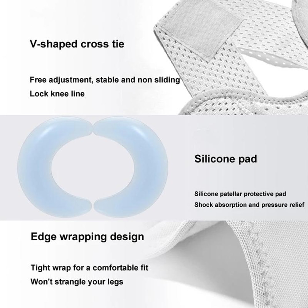 Breathable Knee Support Brace With Adjustable Patella Strap 6