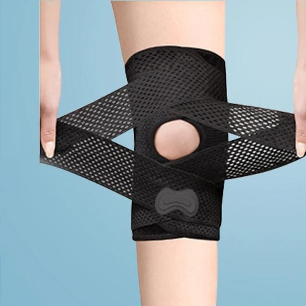 Breathable Knee Support Brace With Adjustable Patella Strap 10