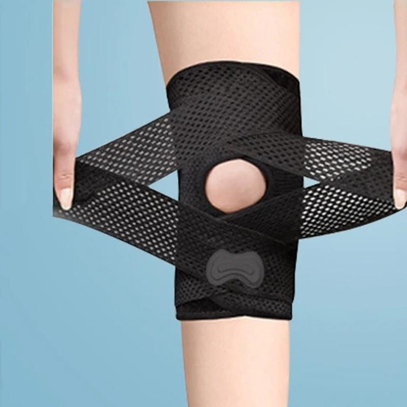 Breathable Knee Support Brace With Adjustable Patella Strap 10