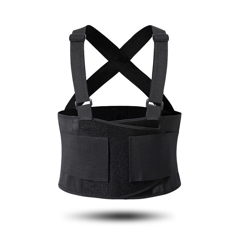 Adjustable Back Support Belt With Suspenders For Heavy Lifting And Lumbar Support 1