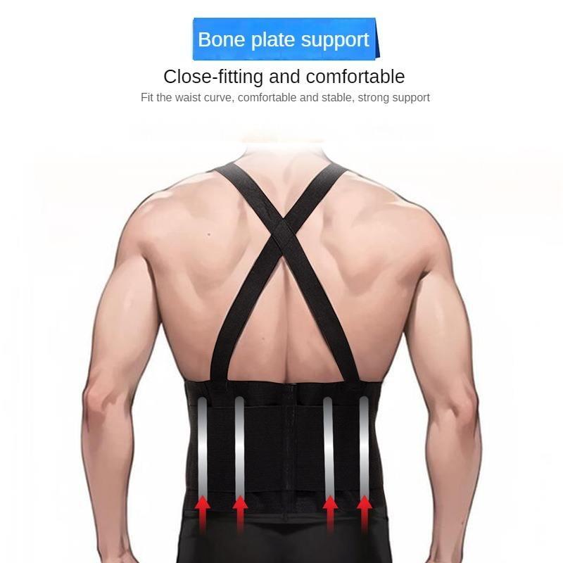 Adjustable Back Support Belt With Suspenders For Heavy Lifting And Lumbar Support 10