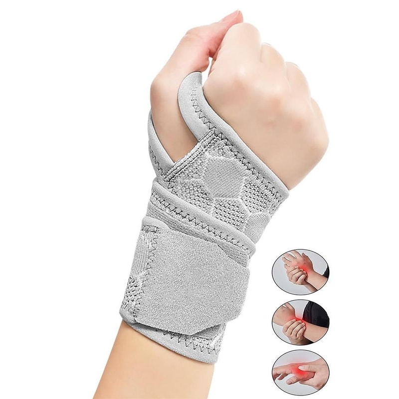 Adjustable Wrist Support Brace Breathable Sports Wrist Wrap 2