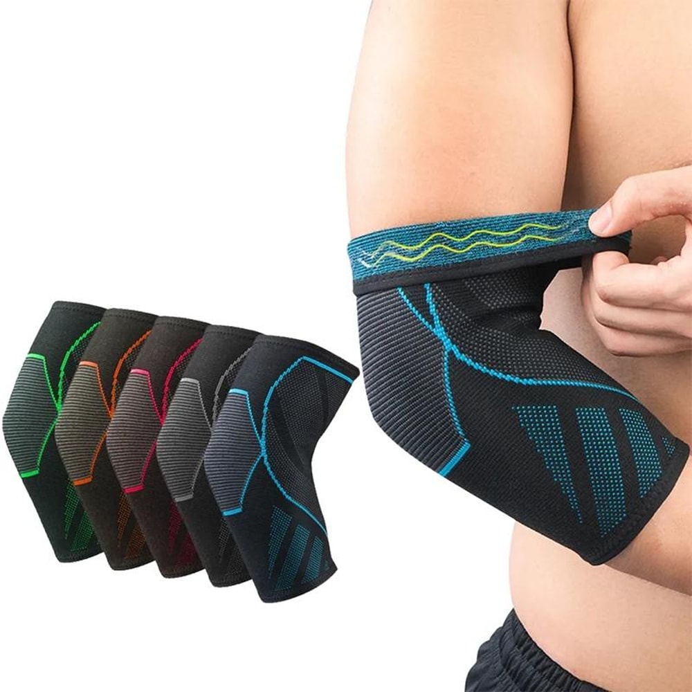Non Slip Cycling Elbow Pads Breathable Sports Elbow Support For Outdoor Fitness 1