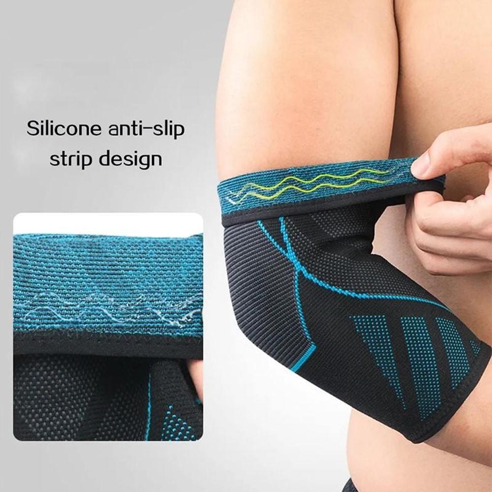 Non Slip Cycling Elbow Pads Breathable Sports Elbow Support For Outdoor Fitness 3