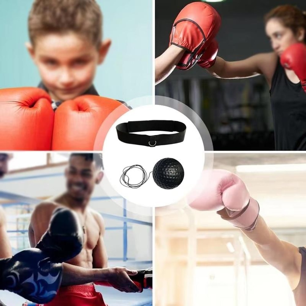 Boxing Reflex Ball With Headband For Speed And Coordination Training 7