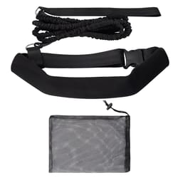swimming strength training belt with elastic resistance cords swim workout gear