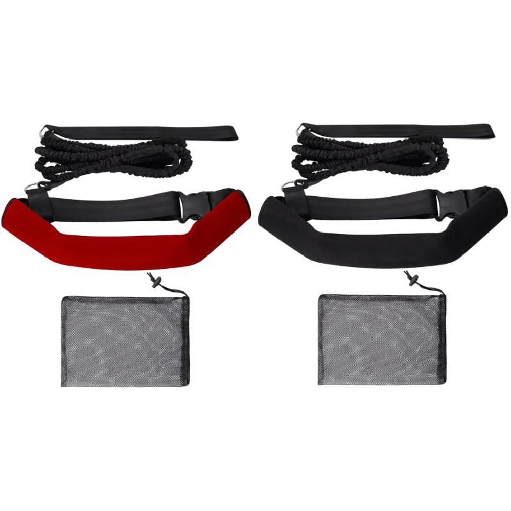 Swimming Strength Training Belt with Elastic Resistance Cords Swim Workout Gear