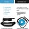 Swimming Strength Training Belt with Elastic Resistance Cords Swim Workout Gear