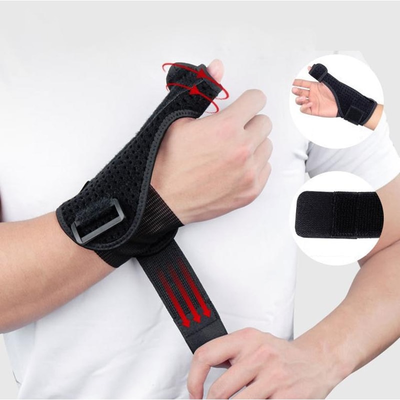 Premium Wrist Thumb Brace Support Adjustable Wrist Brace Support Thumb Splint Support 7
