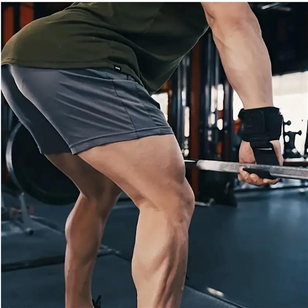 Premium Fitness Hook Wristband for Steel Plate Lifting