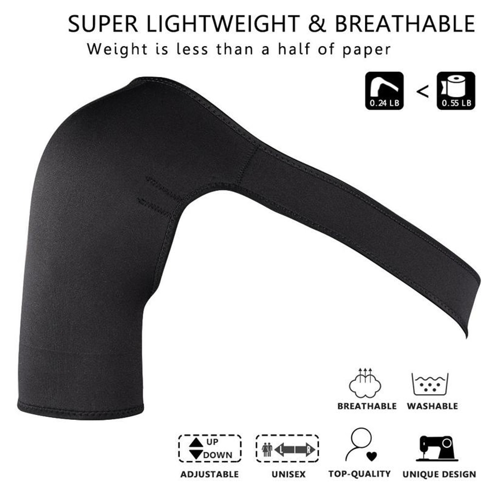 Adjustable Shoulder Support Brace For Pain Relief Sports Compression 3