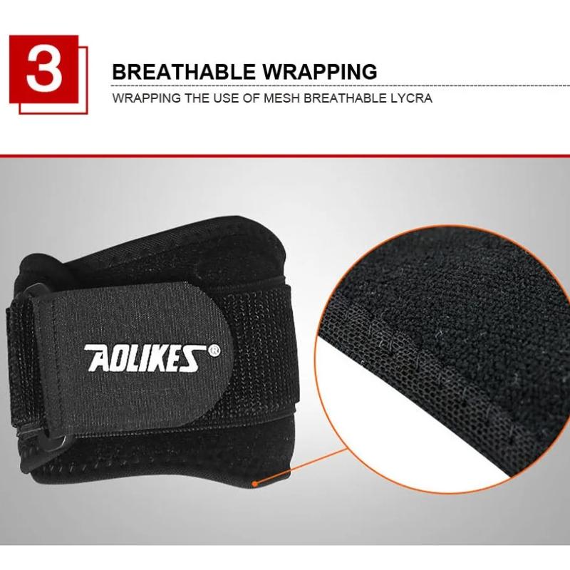 Adjustable Tennis Elbow Support Brace With Forearm Compression Sleeve 4
