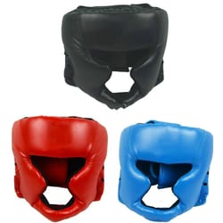 adjustable adult boxing & martial arts training helmet protective headgear