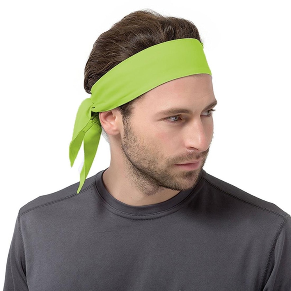 Unisex Sweat Wicking Yoga Gym Headband Bandana Wrap 0