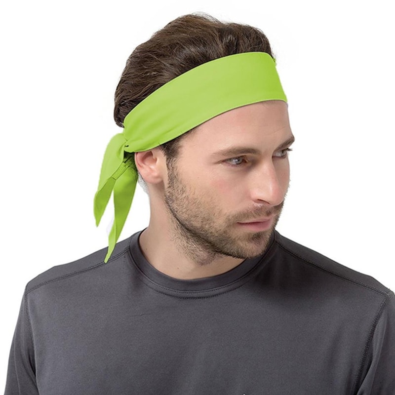 Unisex Sweat Wicking Yoga Gym Headband Bandana Wrap 0
