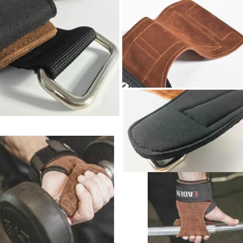 Pull Up Booster Gloves With Non Slip Wrist Support Belt 1
