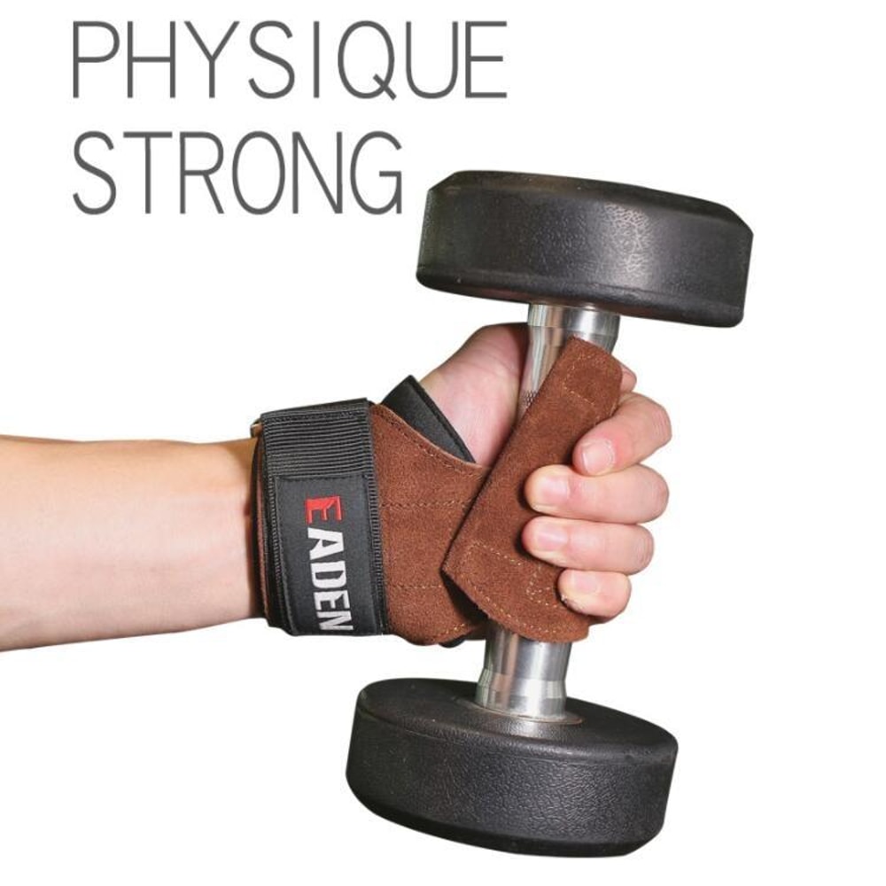 Pull Up Booster Gloves With Non Slip Wrist Support Belt 5