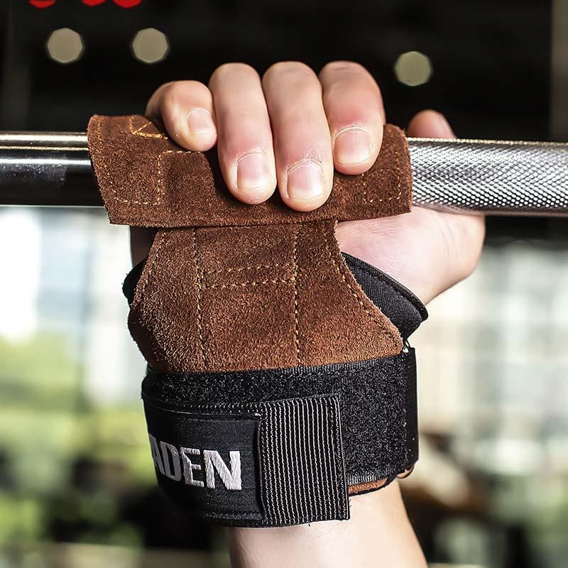 Pull Up Booster Gloves With Non Slip Wrist Support Belt 6