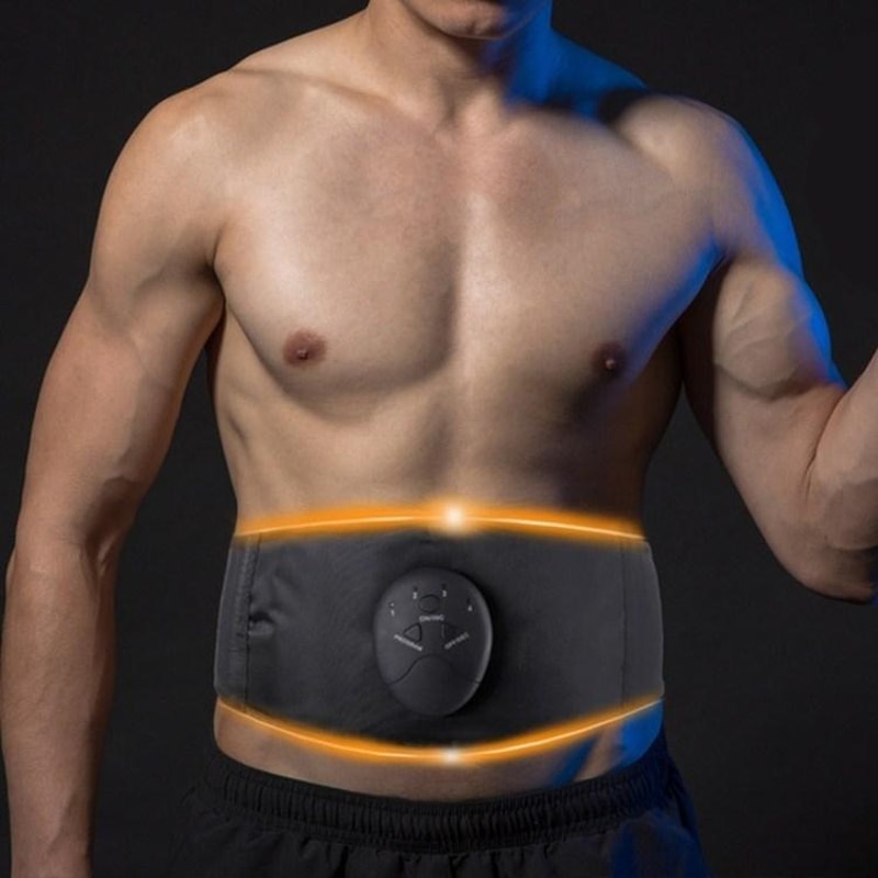 Fitness Belt Abdominal Muscle Stimulator Rechargeable Home Workout