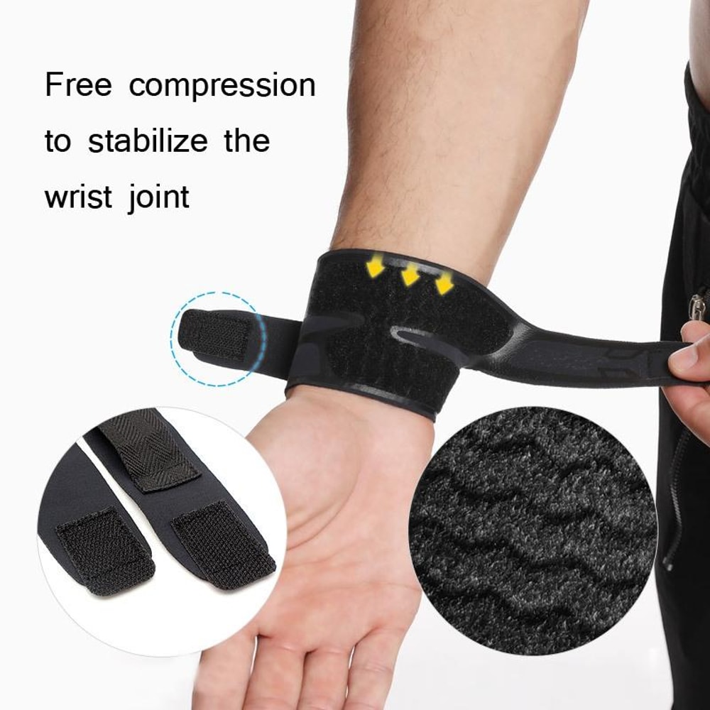 Premium Leather Wristband For Fitness AntiSprain Support 3