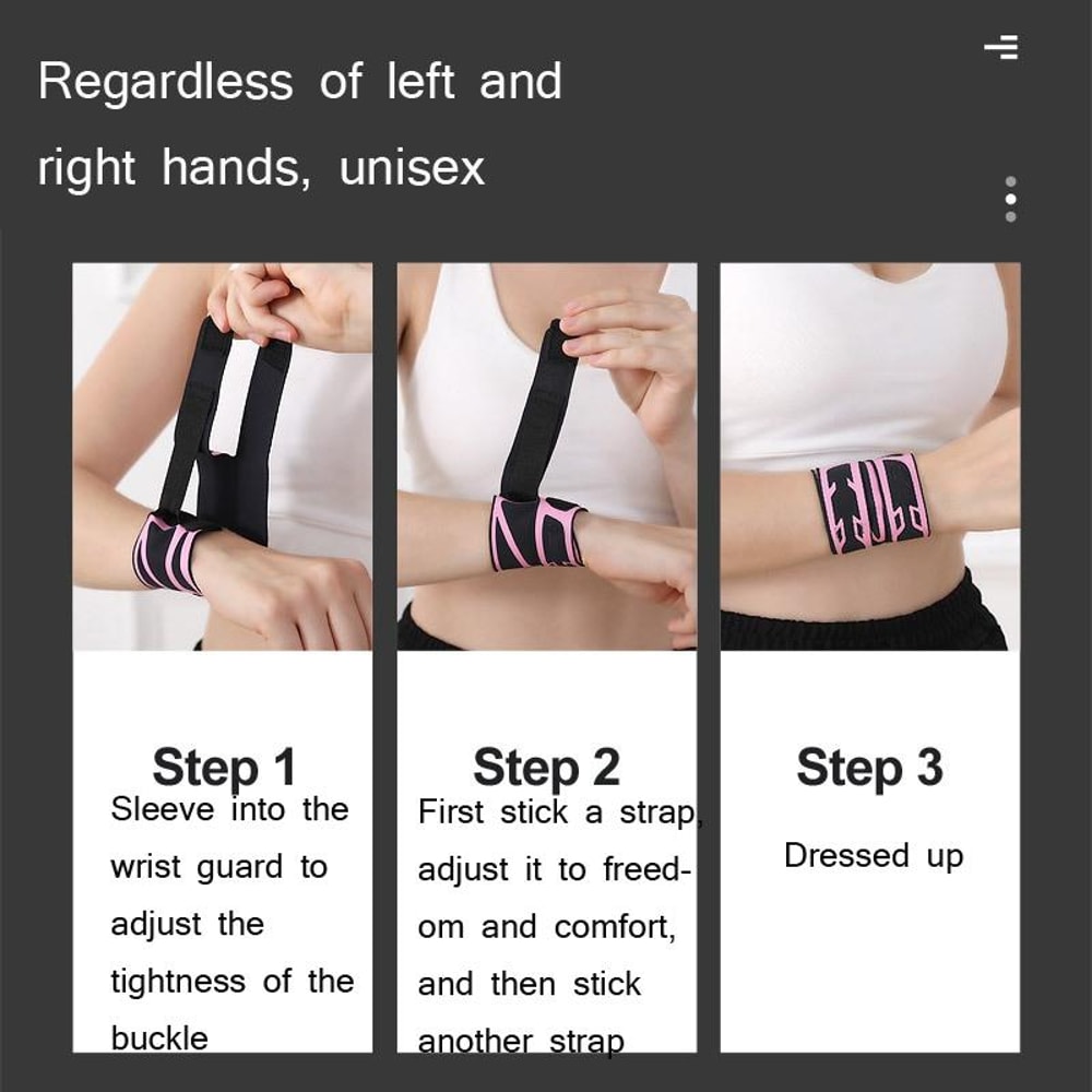 Premium Leather Wristband For Fitness AntiSprain Support 6