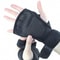 Premium Half Finger Workout Gloves With NonSlip Grip Compression Wristbands 1