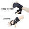 Premium Half Finger Workout Gloves With NonSlip Grip Compression Wristbands 4