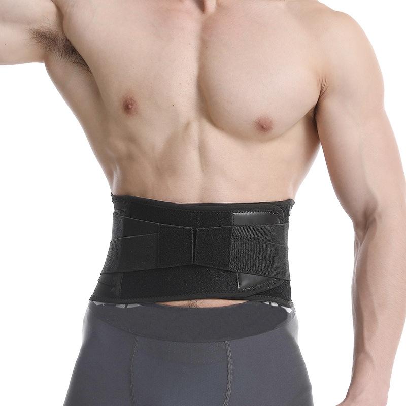 Premium Mens Steel Plate Weightlifting Belt For Squats Abdominal Support 6