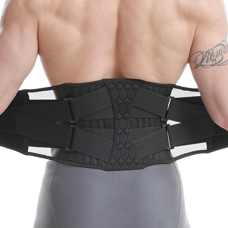 Premium Mens Steel Plate Weightlifting Belt For Squats Abdominal Support 7