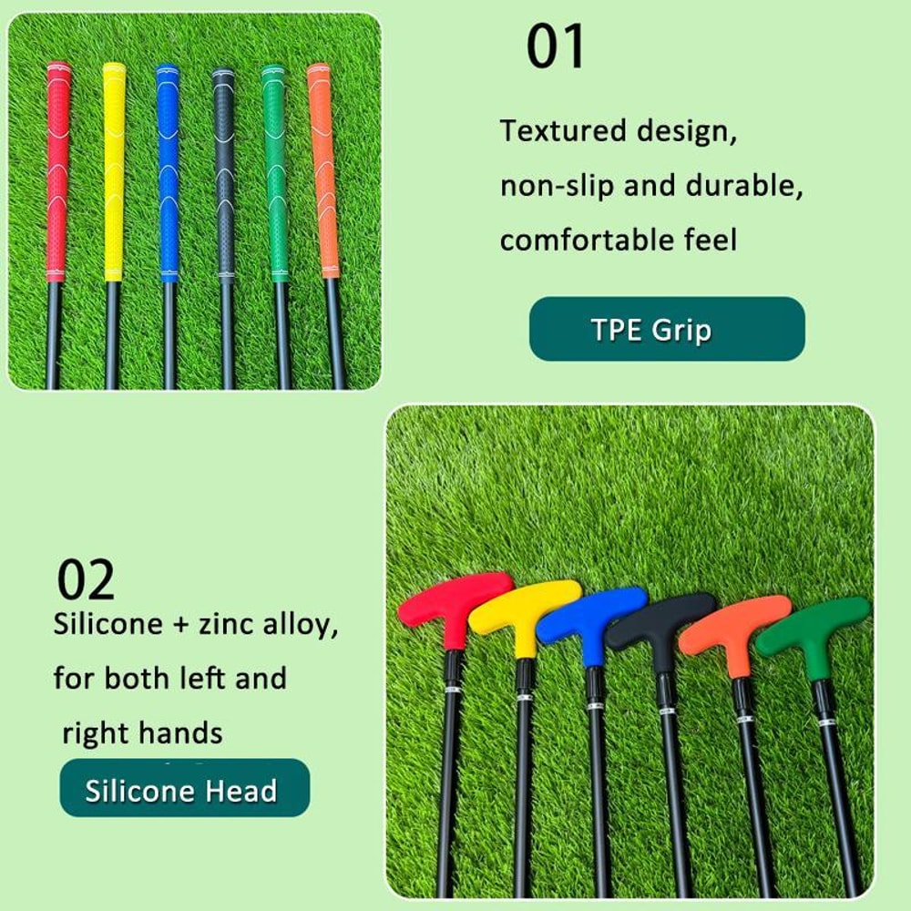Adjustable Retractable Golf Putter Club for Adults & Kids Practice