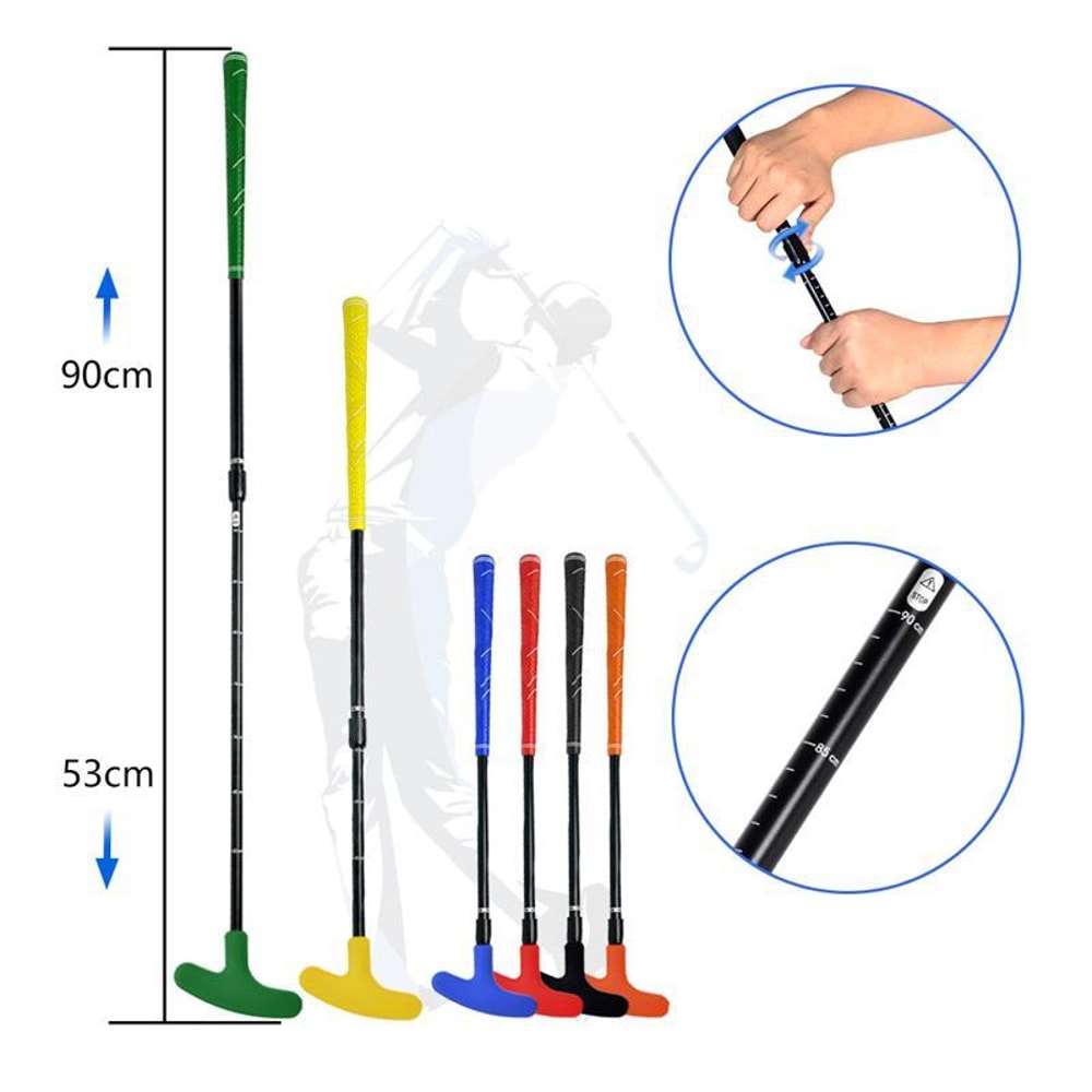 Adjustable Retractable Golf Putter Club for Adults & Kids Practice