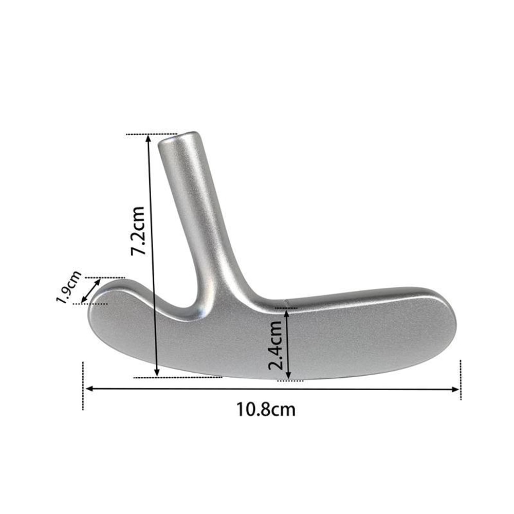 Precision Golf Putter Replacement Head Double-Sided for Shaft