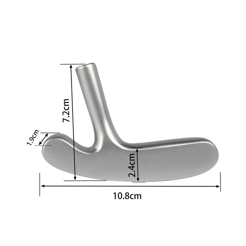 Precision Golf Putter Replacement Head Double-Sided for Shaft