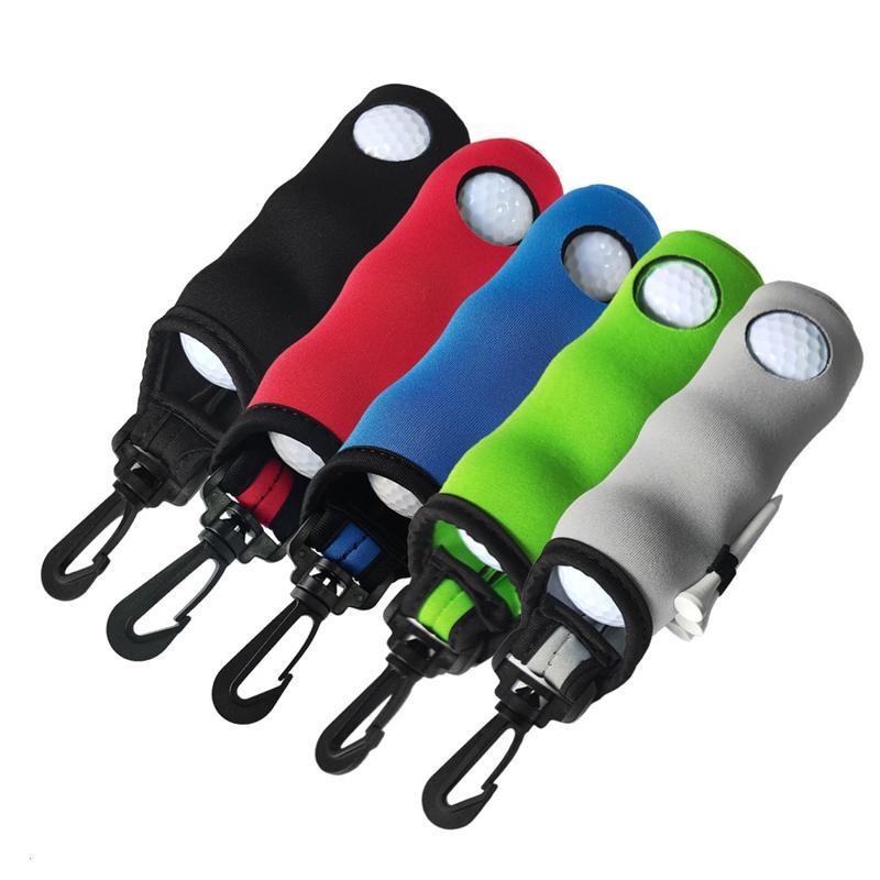 Golf Ball Sleeve With Balls Tees Waist Bag 1