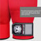 Half Finger Gel Boxing Training Gloves with Sanda Wrist Guard Support
