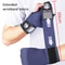 Half Finger Gel Boxing Training Gloves with Sanda Wrist Guard Support