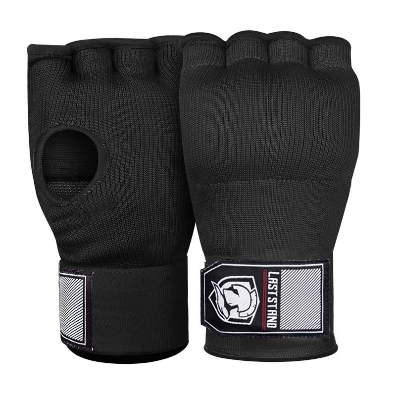 Half Finger Gel Boxing Training Gloves with Sanda Wrist Guard Support