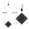 Retractable Golf Ball Cleaning Towel Portable Golf Accessory With Easy Draw String 6