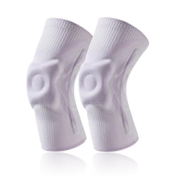 premium silicone knee brace for meniscus injury relief & sports support