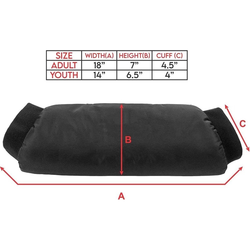 Premium Hand Warmer Sleeves for Baseball & Tennis Players Arm Compression & Comfort