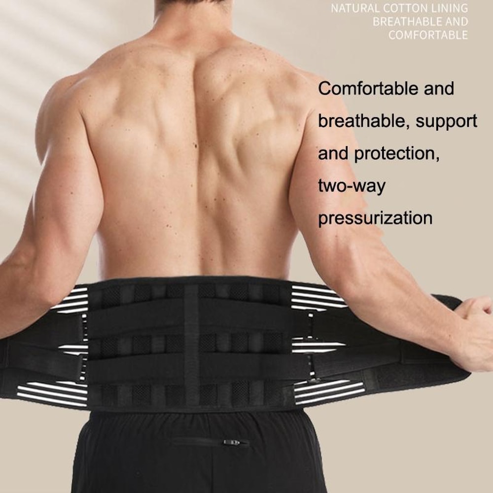 Premium Double Compression Weightlifting Belt For Ultimate Waist Support 5