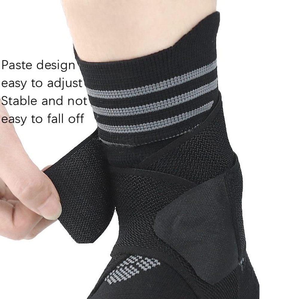 Premium Sports Compression Striped Ankle Support Brace 1
