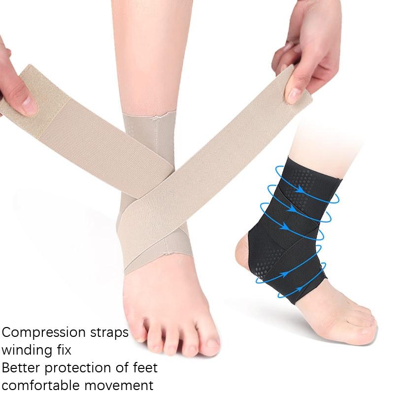 Thin Anti Slip Compression Ankle Brace For Sports Injury Support 2