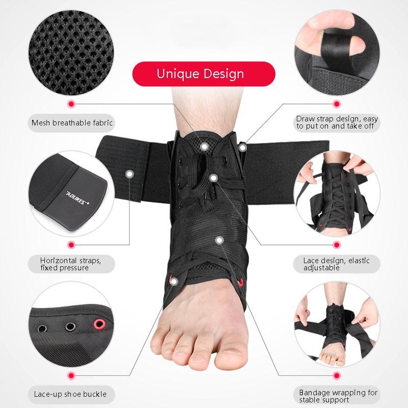 Eight Shaped Sports Ankle Support Brace Anti Sprain Protection 1