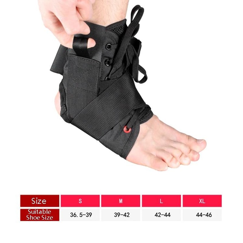 Eight Shaped Sports Ankle Support Brace Anti Sprain Protection 6