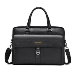 vintage business tote bag waterproof large capacity laptop bag