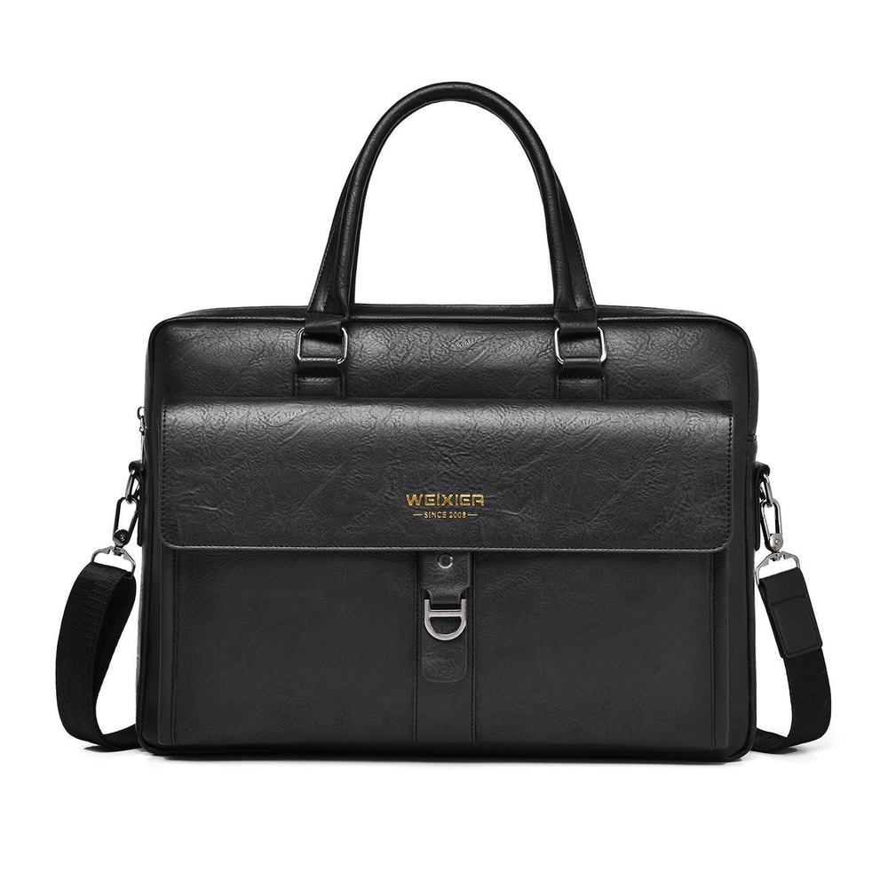 Vintage Business Tote Bag Waterproof Large Capacity Laptop Bag