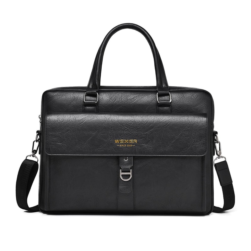 Vintage Business Tote Bag Waterproof Large Capacity Laptop Bag